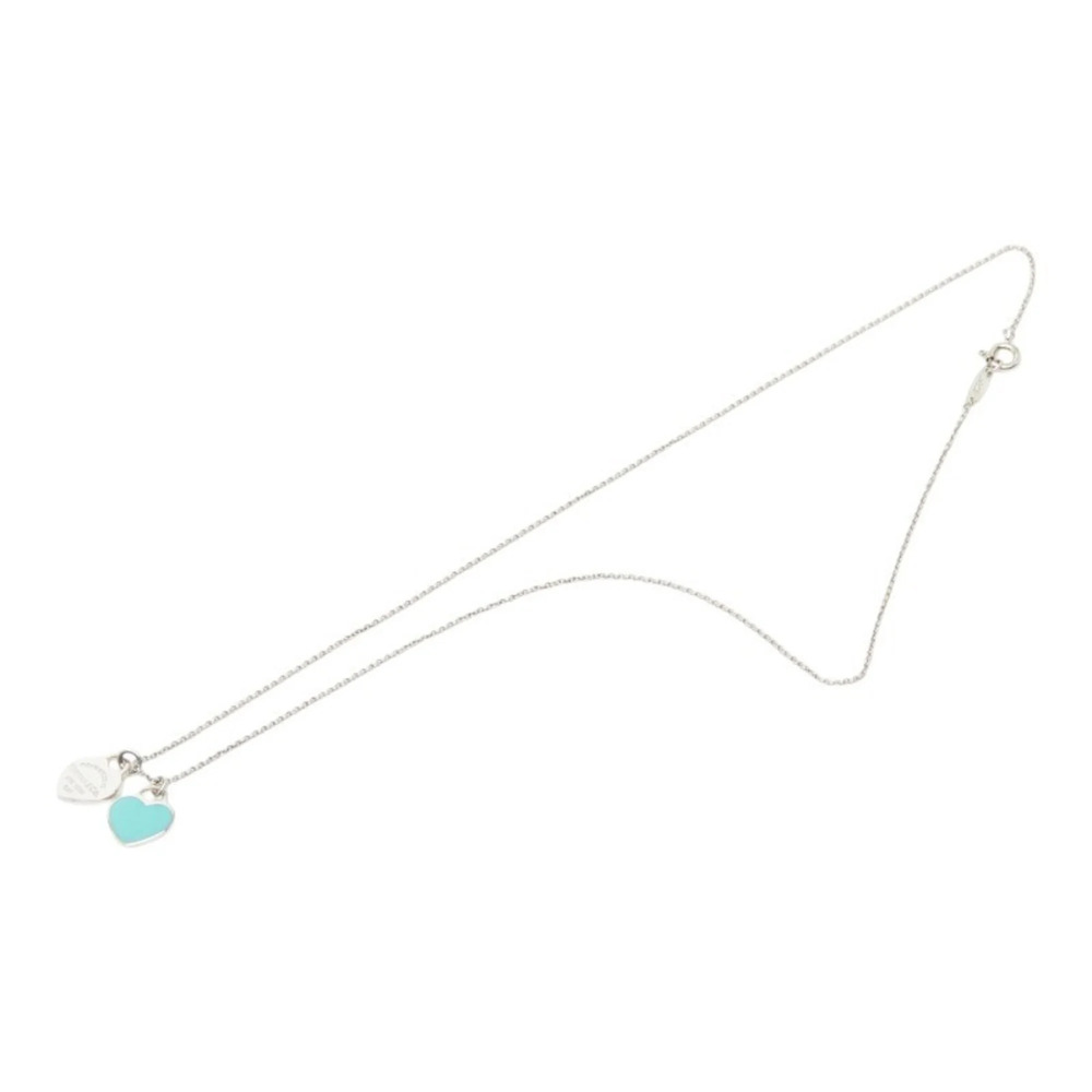 TIFFANY Blue Heart Necklace - Picture 2 of 8